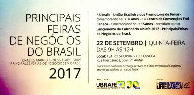  Lançamento do Calendário Ubrafe 2017